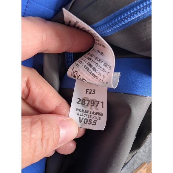 Outdoor Research Aspire II Goretex Rain Jacket Womens 2X Ultramarine Blue EUC - Picture 9 of 11